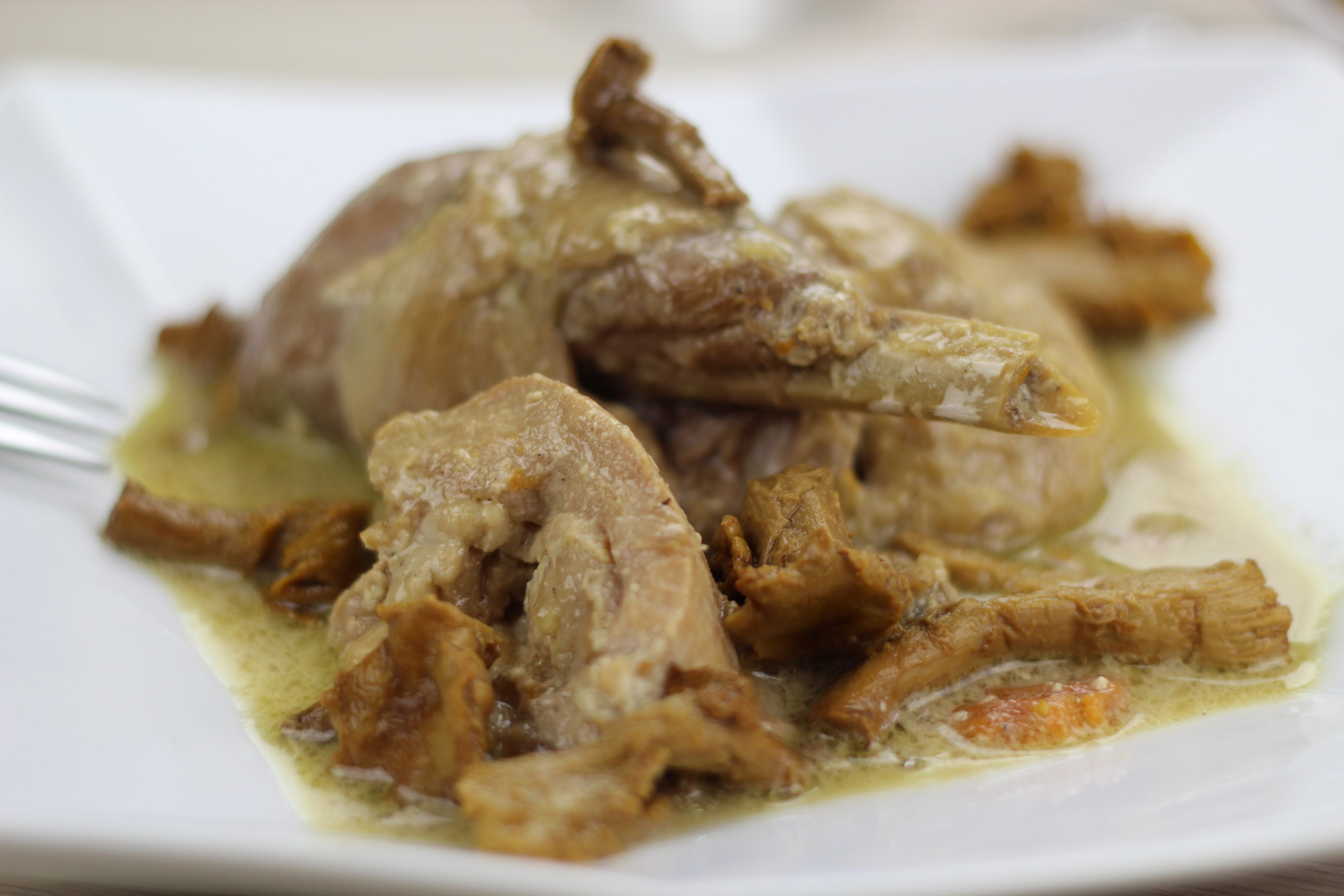 poulet aux girolles