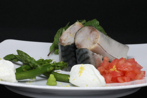 Filet de maquereau cuisson sous vide basse température