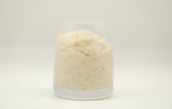 Riz au lait sous vide basse température