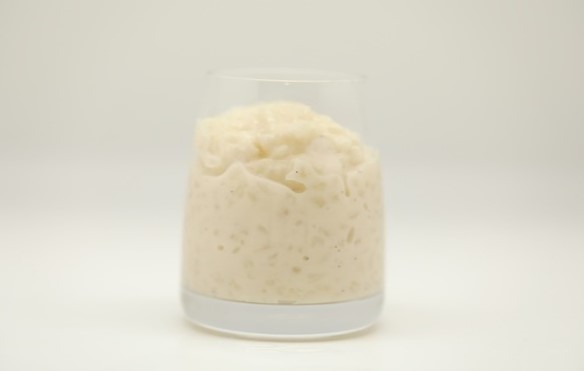 Riz au lait sous vide à basse température